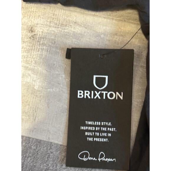 Brixton Shirt Mens Medium Black 602 Tremont St Oceanside California Pocket Tee - Picture 5 of 10